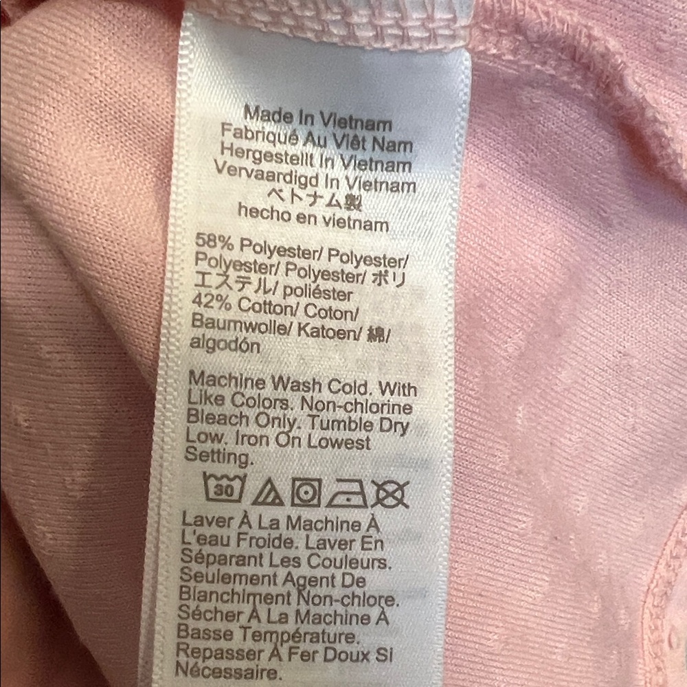 J Crew Light Pink Textured Blouse - Picture 4 of 4